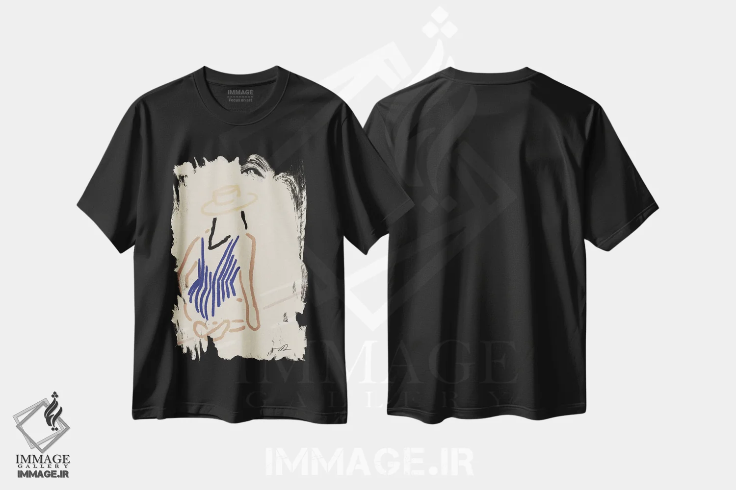 تیشرت مشکی طرح دار مقصد بعدی کجاست؟، دکور ساحلی اثر فابیان لاواتر | فروشگاه ایماژ