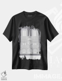 تیشرت مشکی طرح دار نوتردام پاریس، دکور معاصر اثر فب فانکی | immage.ir