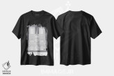تیشرت مشکی طرح دار نوتردام پاریس، دکور معاصر اثر فب فانکی | immage.ir