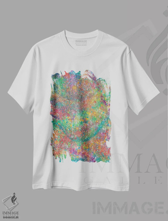 تیشرت سفید طرح دار و بدین گونه، آغاز می شود اثر فرد اودل | فروشگاه ایماژ
