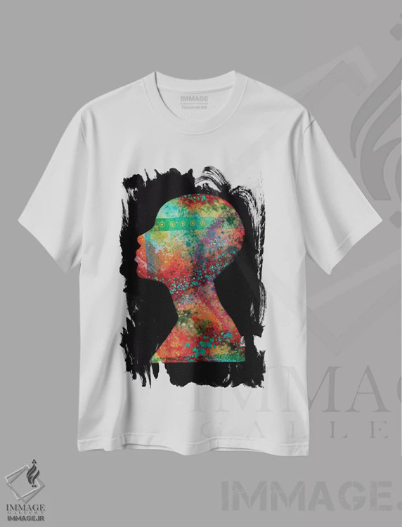 تیشرت سفید طرح دار هوشمند، هنر آمریکایی آفریقایی تبار اثر فرد اودل | immage.ir