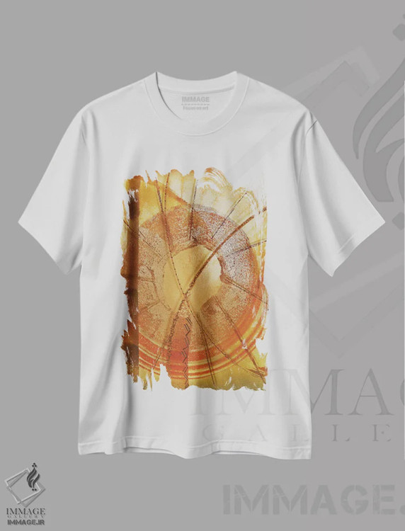 تیشرت سفید طرح دار قهوه و دونات اثر فرد اودل | فروشگاه ایماژ