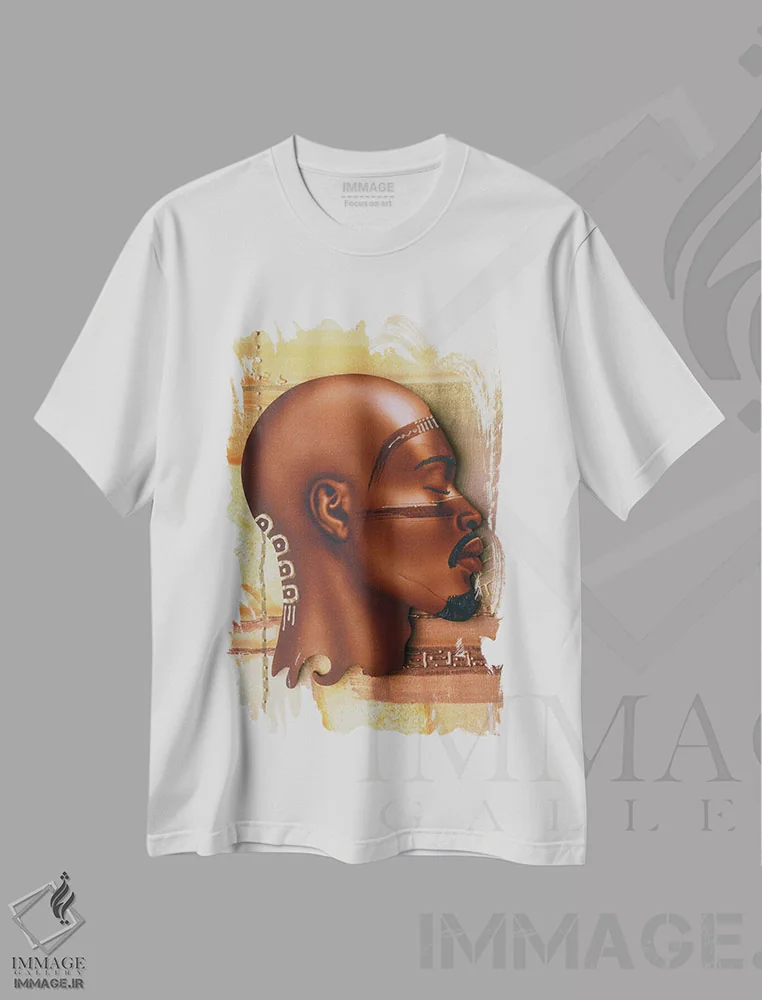 تیشرت سفید طرح دار برادرمان، هنر آمریکایی آفریقایی تبار اثر فرد اودل | immage.ir