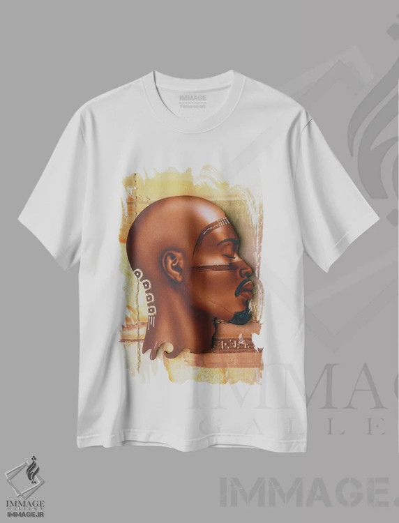 تیشرت سفید طرح دار برادرمان، هنر آمریکایی آفریقایی تبار اثر فرد اودل | immage.ir