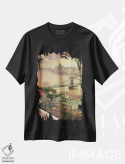 تیشرت مشکی طرح دار یک نور دیگر، بوداپست، مدیوم اثر فلوریان اولبرشتس | فروشگاه ایماژ
