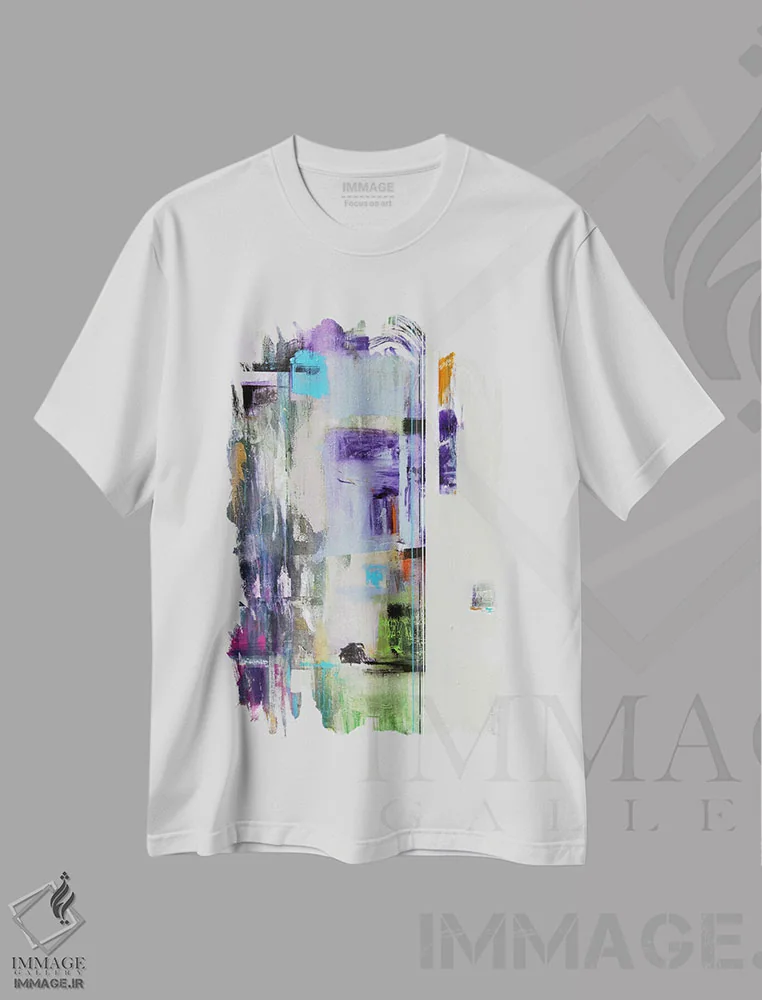 تیشرت سفید طرح دار تحسین اثر جیسون فورسیه | immage.ir