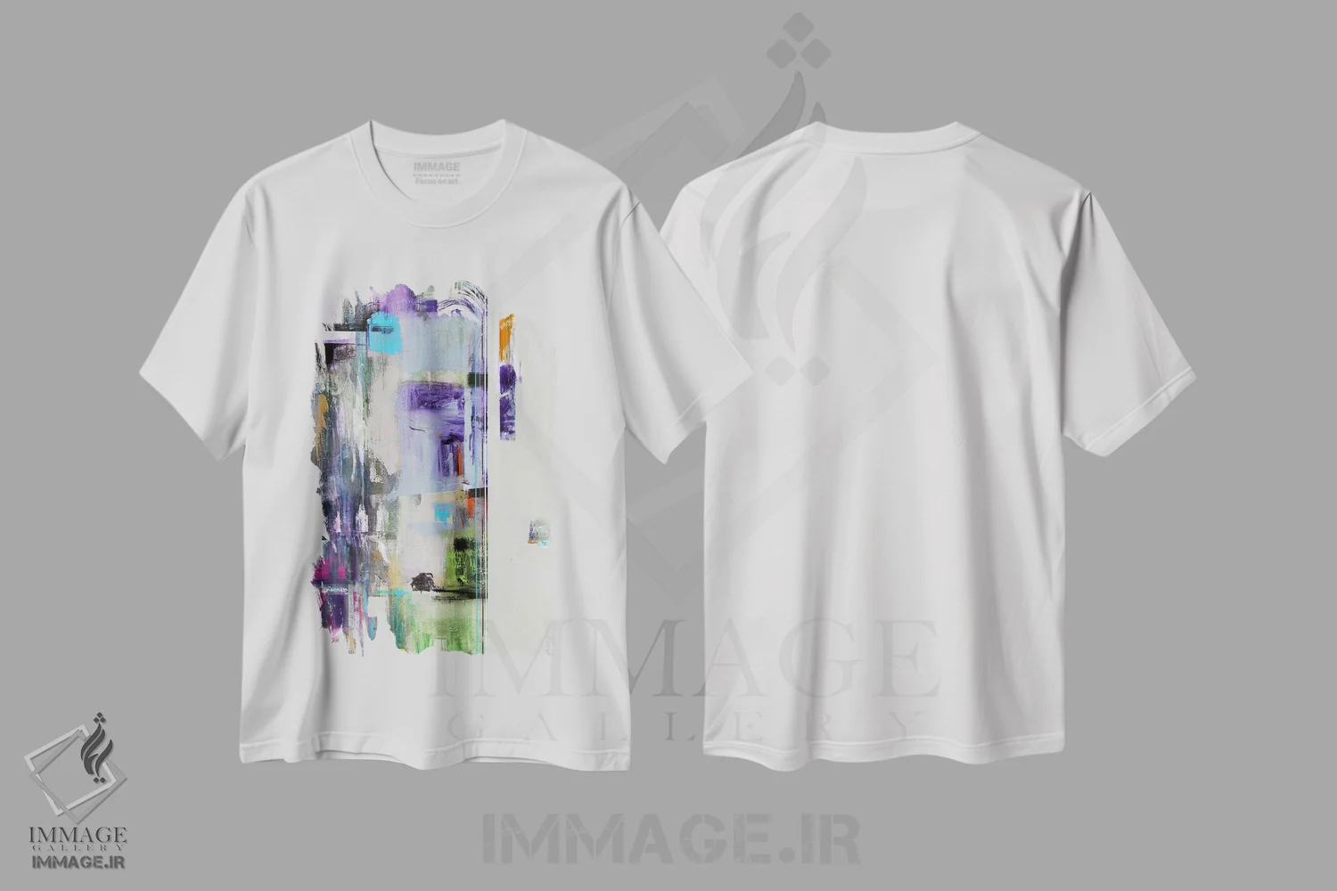 تیشرت سفید طرح دار تحسین اثر جیسون فورسیه | immage.ir