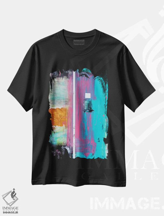 تیشرت مشکی طرح دار محیطی اثر جیسون فورسیه | immage.ir