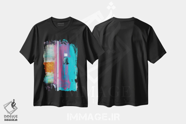 تیشرت مشکی طرح دار محیطی اثر جیسون فورسیه | immage.ir
