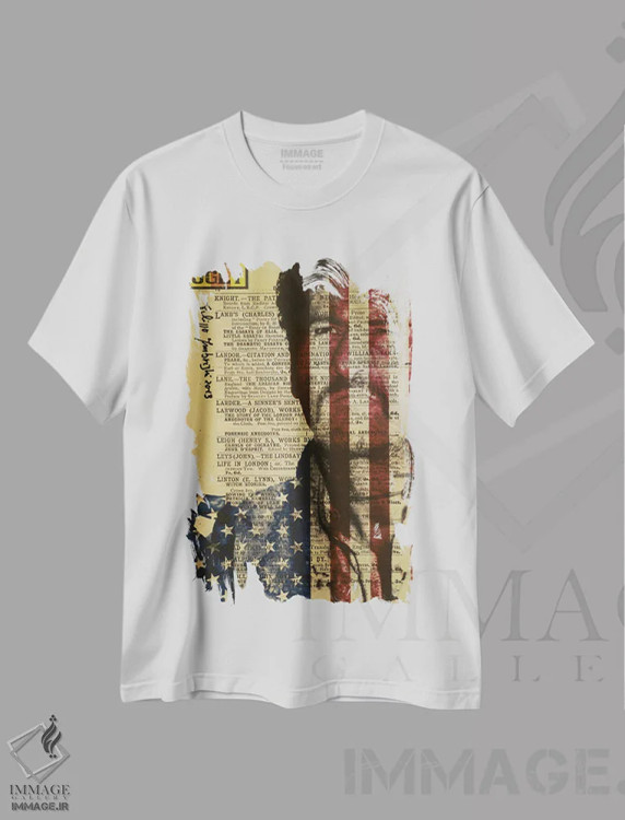 تیشرت سفید طرح دار زشت، هنر دیجیتال اثر فیلیپو ایمبریگی | فروشگاه ایماژ