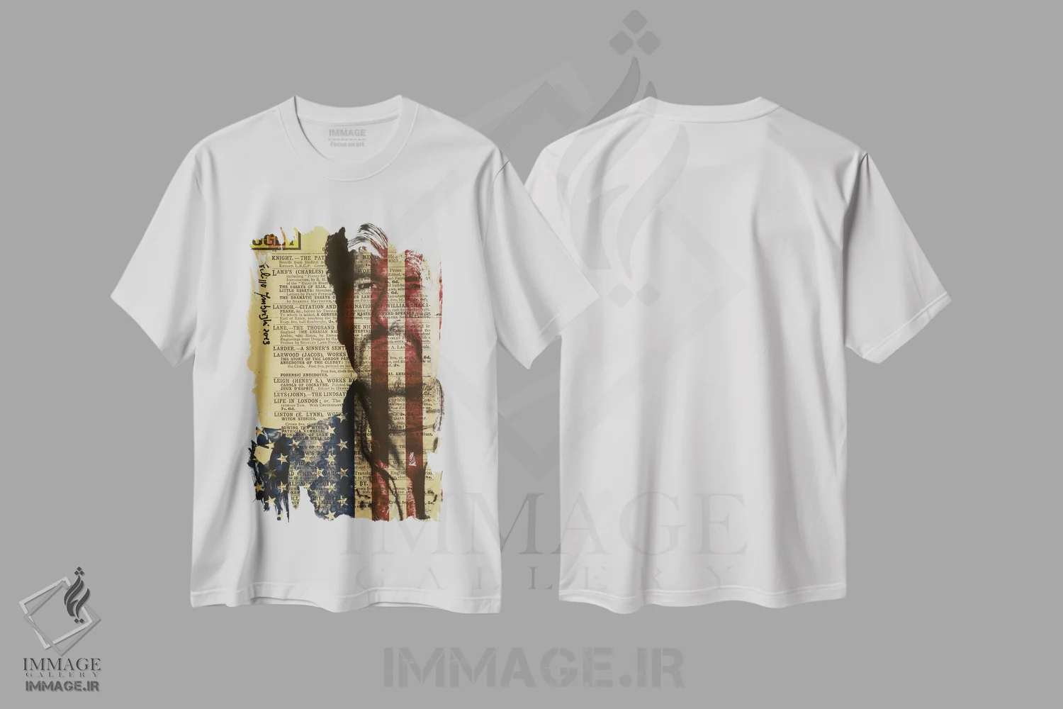 تیشرت سفید طرح دار زشت، هنر دیجیتال اثر فیلیپو ایمبریگی | فروشگاه ایماژ