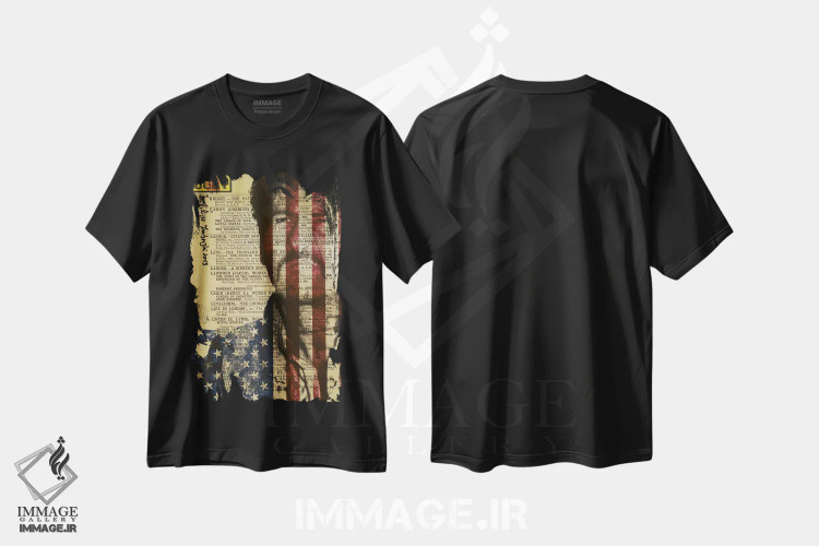 تیشرت مشکی طرح دار زشت، هنر دیجیتال اثر فیلیپو ایمبریگی | immage.ir