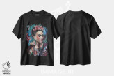 تیشرت مشکی طرح دار فریدا، تزئینی اثر فانیتسا پترو | immage.ir