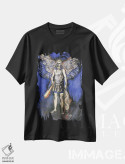 تیشرت مشکی طرح دار هفت فرشتهٔ مقرب؟ - فرشته میکائیل، دکوراسیون جایگزین اثر فانیتسا پترو | immage.ir
