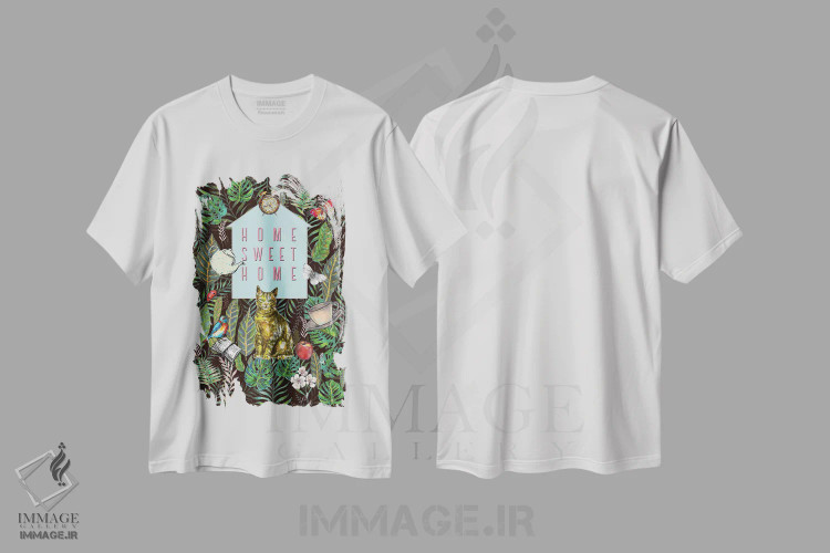 تیشرت سفید طرح دار خانه، خانهٔ دوست داشتنی من، دکور بوهمی اثر فانیتسا پترو | immage.ir