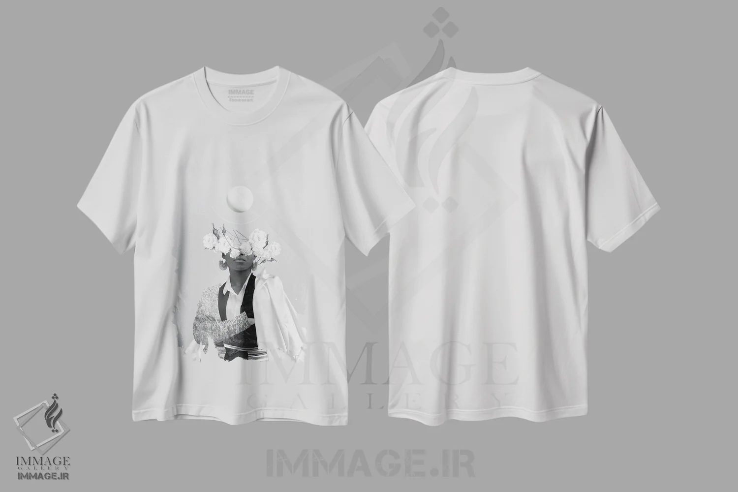 تیشرت سفید طرح دار "قدرت تضاد تو"، دکوراسیون جایگزین اثر فرانک موس | immage.ir