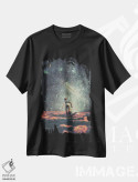 تیشرت مشکی طرح دار "نوستالژی"، دکوراسیون جایگزین اثر فرانک موس | فروشگاه ایماژ