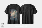 تیشرت مشکی طرح دار "آن ها نمی بینند آنچه ما می بینیم"، هنر فاخر معاصر اثر فرانک موس | فروشگاه ایماژ