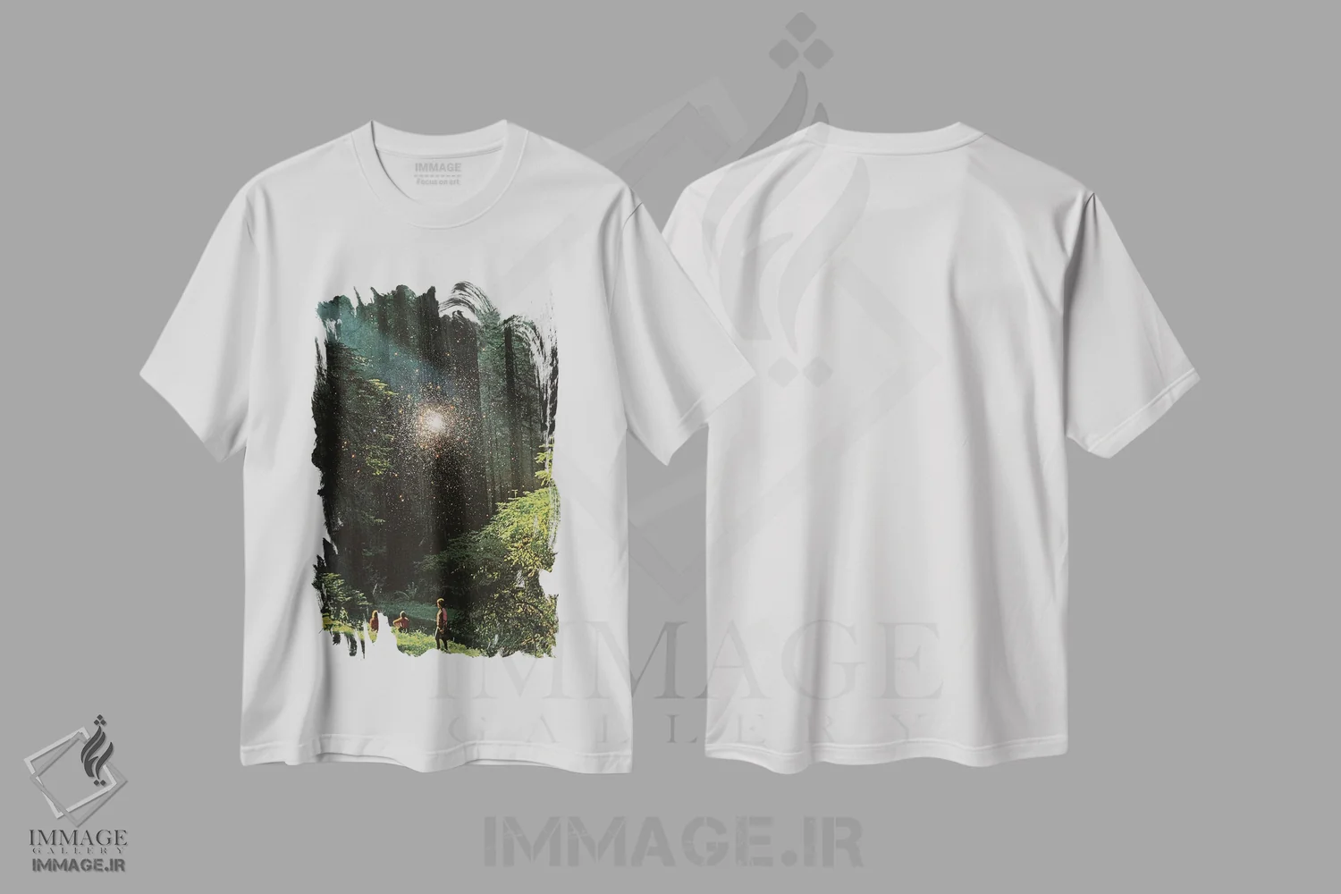تیشرت سفید طرح دار نقطهٔ مخفی، عکاسی ترکیبی اثر فرن رودریگز | immage.ir