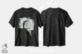 تیشرت مشکی طرح دار بدون عنوان، هنر تزئینی سیاه و سفید اثر فرن رودریگز | immage.ir
