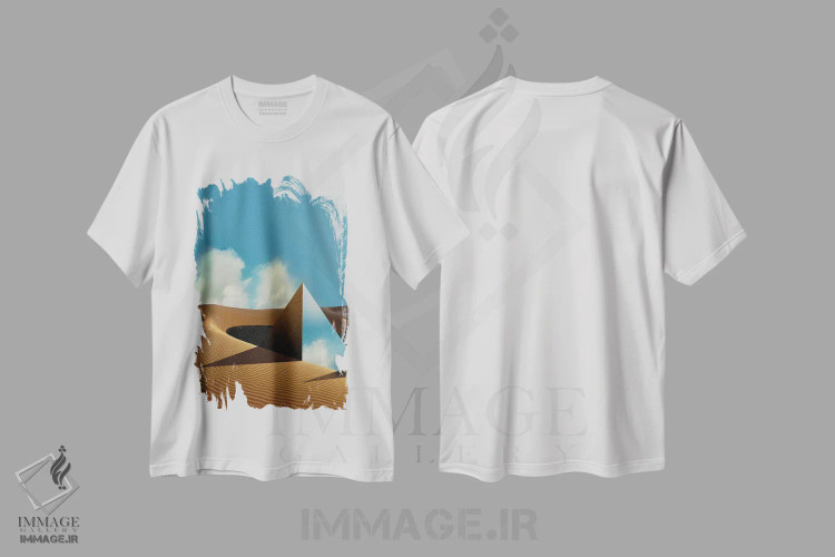 تیشرت سفید طرح دار اِکسو ۲، هنر فاخر معاصر اثر فرن رودریگز | immage.ir