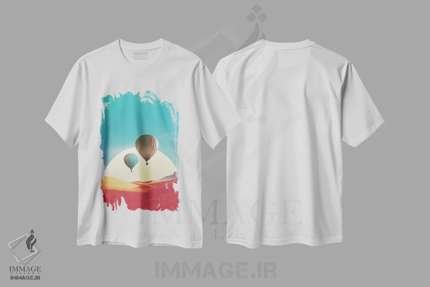 تیشرت سفید طرح دار استریولب، عکاسی ترکیبی اثر فرن رودریگز | immage.ir