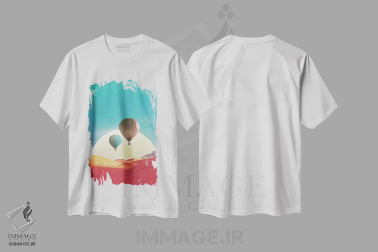 تیشرت سفید طرح دار استریولب، عکاسی ترکیبی اثر فرن رودریگز | immage.ir