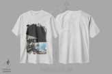 تیشرت سفید طرح دار منظره، عکاسی ترکیبی اثر فرن رودریگز | immage.ir