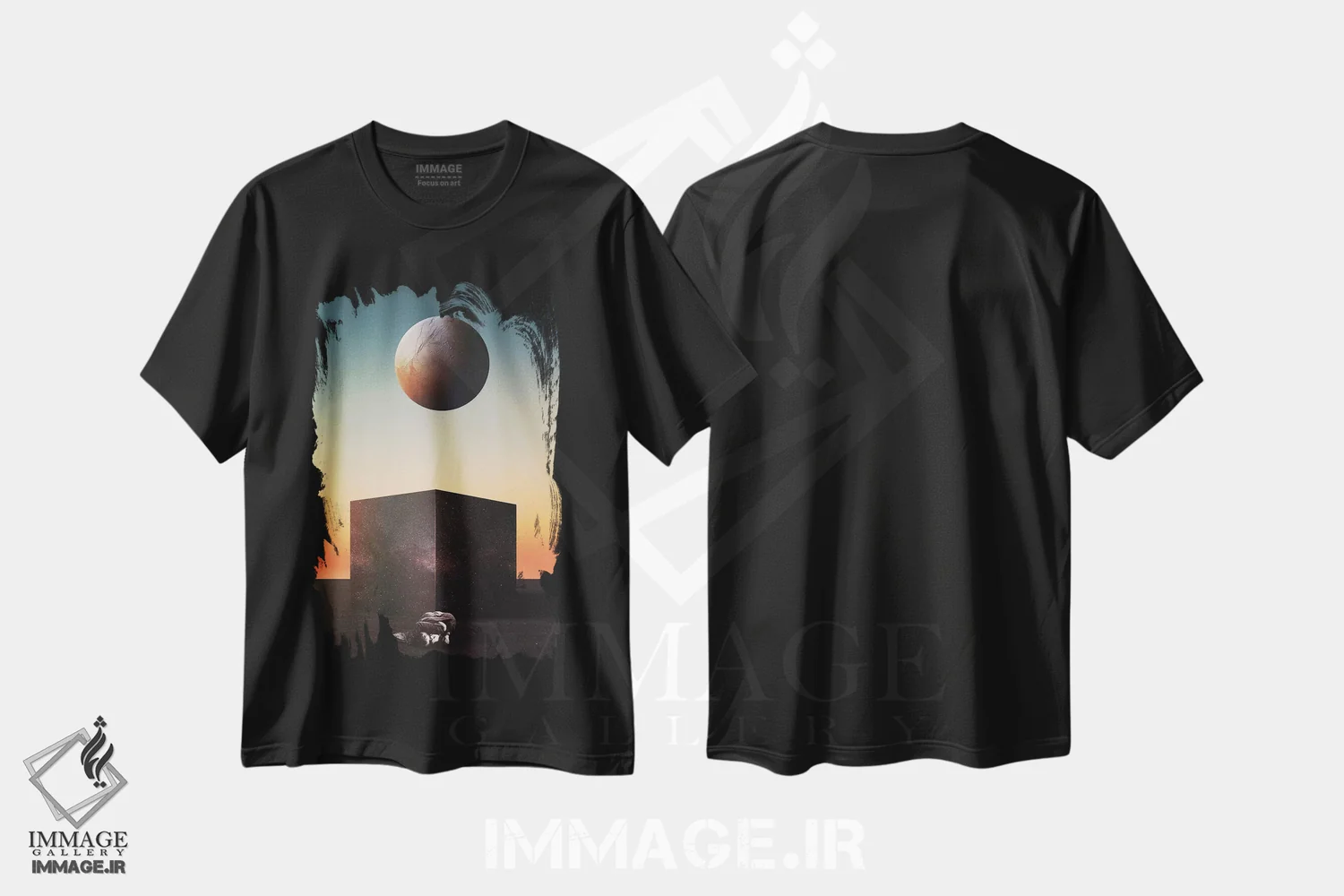 تیشرت مشکی طرح دار سفر آر، دکوراسیون جایگزین اثر فرن رودریگز | immage.ir