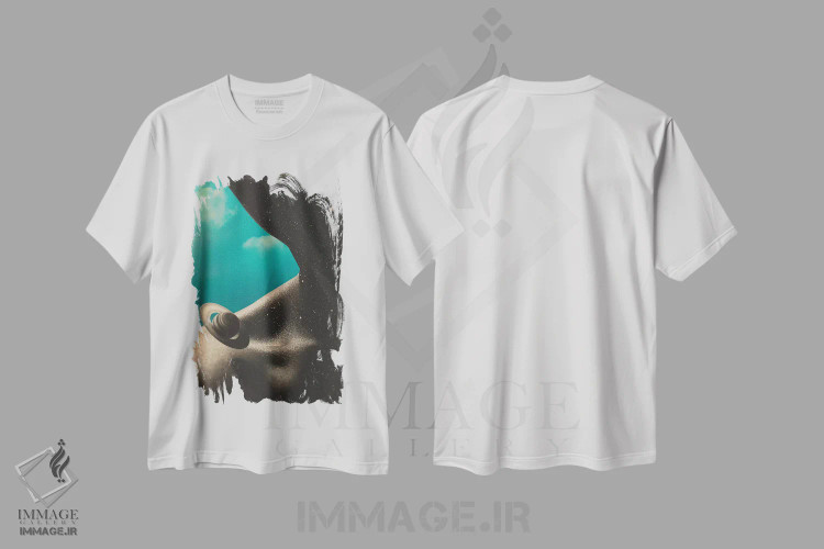 تیشرت سفید طرح دار کالبدشناسی، عکاسی ترکیبی اثر فرن رودریگز | immage.ir