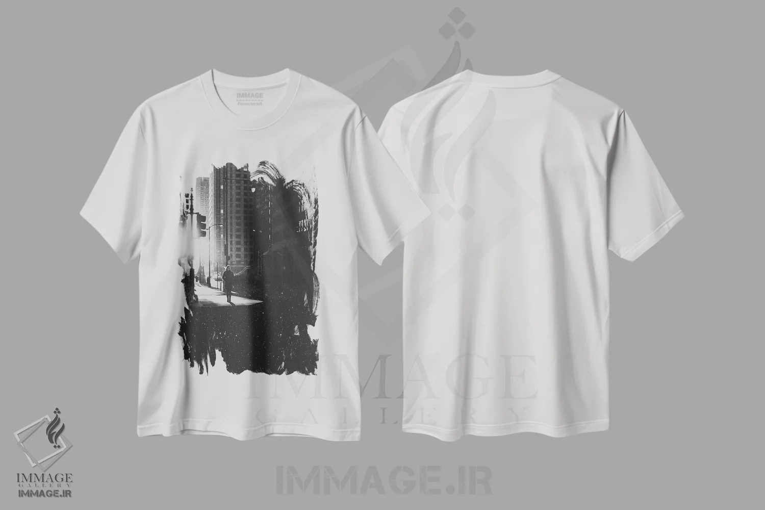 تیشرت سفید طرح دار هر روز، دکوراسیون جایگزین اثر فرن رودریگز | فروشگاه ایماژ