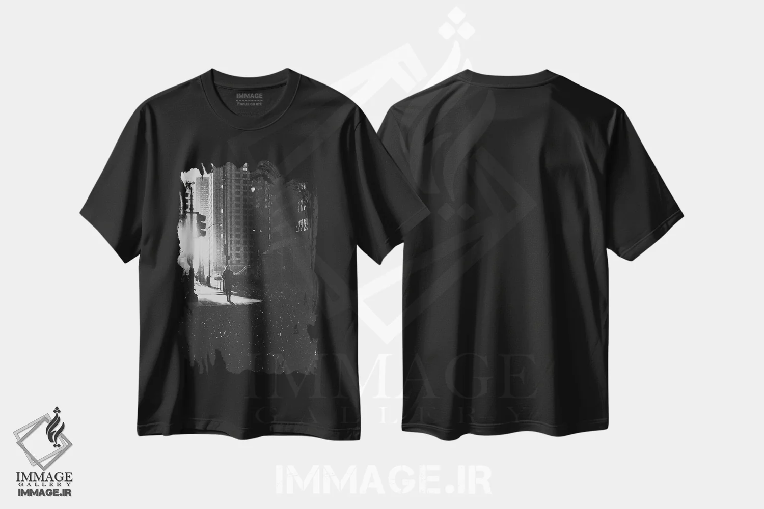 تیشرت مشکی طرح دار هر روز، دکوراسیون جایگزین اثر فرن رودریگز | immage.ir