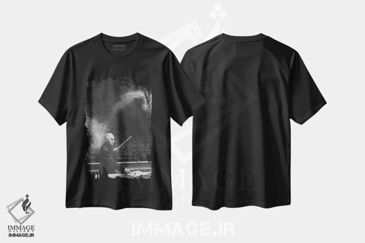 تیشرت مشکی طرح دار استادانه، دکوراسیون جایگزین اثر فرن رودریگز | immage.ir