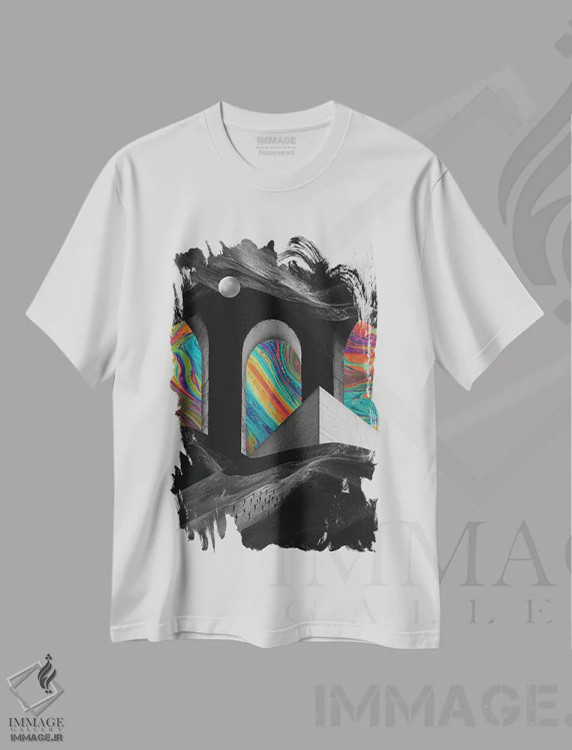 تیشرت سفید طرح دار هوک، عکاسی ترکیبی اثر فرن رودریگز | immage.ir