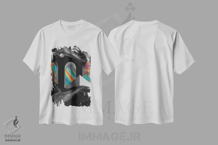 تیشرت سفید طرح دار هوک، عکاسی ترکیبی اثر فرن رودریگز | immage.ir