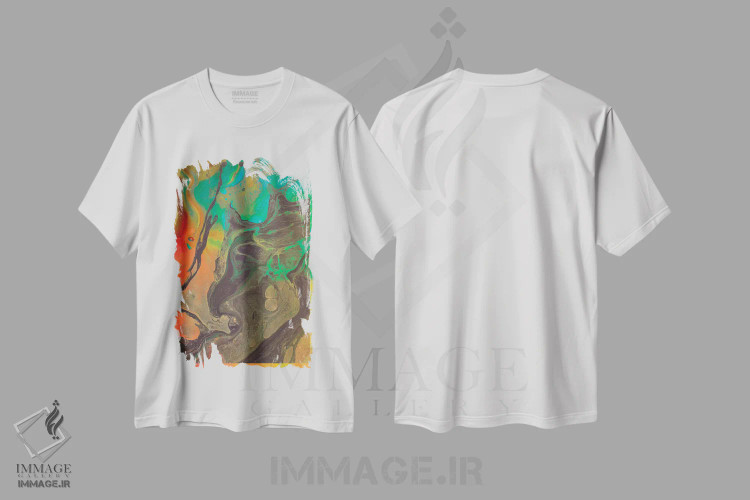 تیشرت سفید طرح دار ذهنت را تغذیه کن ۲ اثر فرن رودریگز | فروشگاه ایماژ