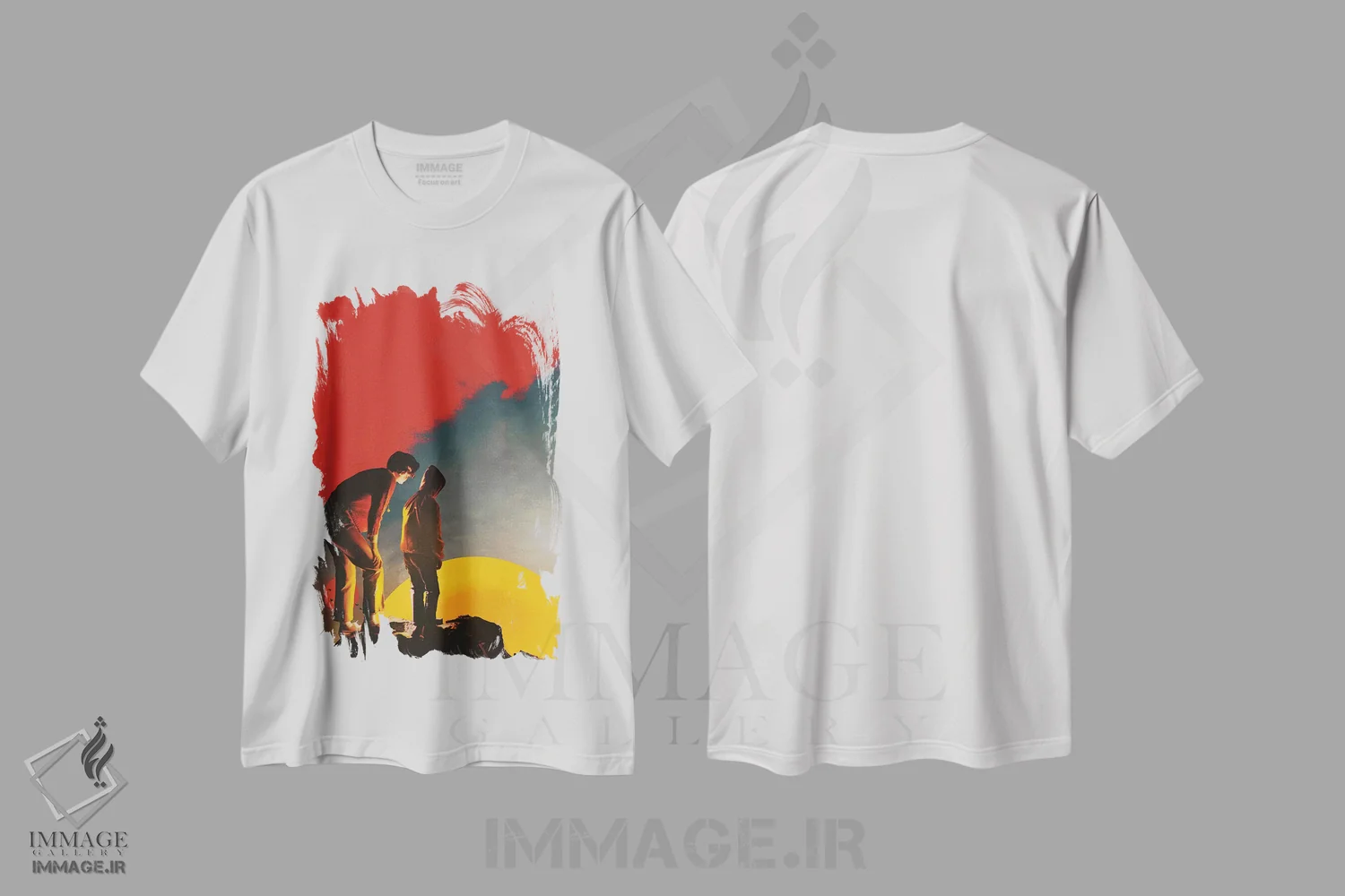 تیشرت سفید طرح دار آن پایین، عکاسی ترکیبی اثر فرن رودریگز | immage.ir