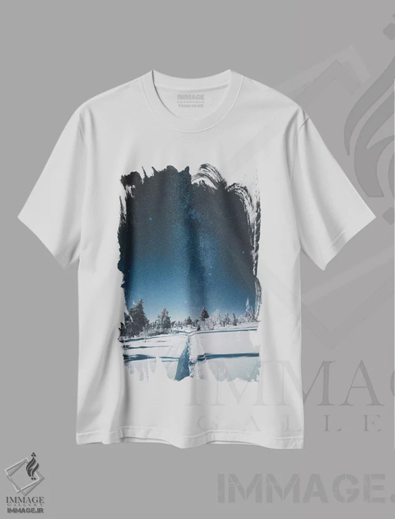 تیشرت سفید طرح دار ریسیتونتوری، فنلاند III، مدیوم اثر استفن فوس بک | فروشگاه ایماژ