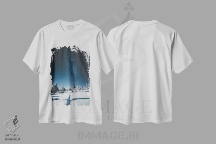 تیشرت سفید طرح دار ریسیتونتوری، فنلاند III، مدیوم اثر استفن فوس بک | فروشگاه ایماژ