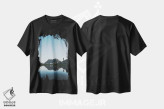 تیشرت مشکی طرح دار برایتینن، سنیا، نروژ، مدیوم اثر استفن فوس بک | فروشگاه ایماژ