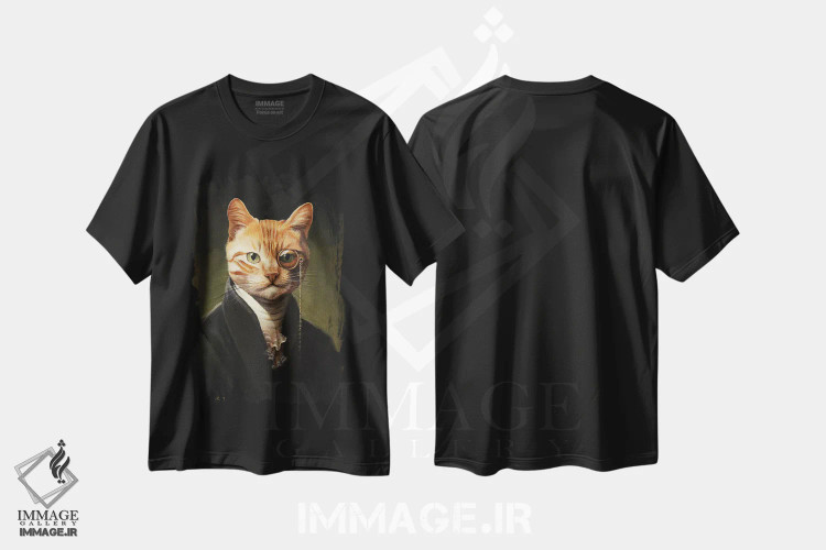 تیشرت مشکی طرح دار سر جینجر او سالیوان، مدیوم اثر فوکسی اند پیپر | فروشگاه ایماژ