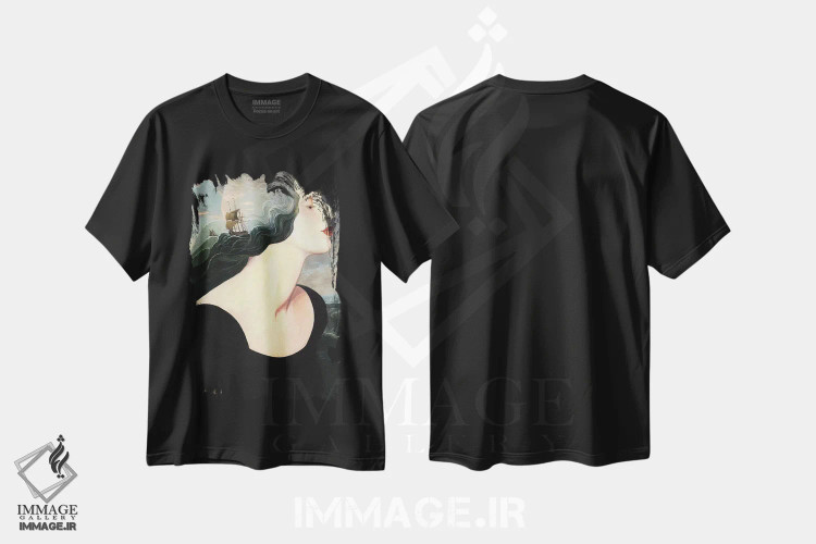 تیشرت مشکی طرح دار اون دین، مدیوم اثر فوکسی اند پیپر | immage.ir