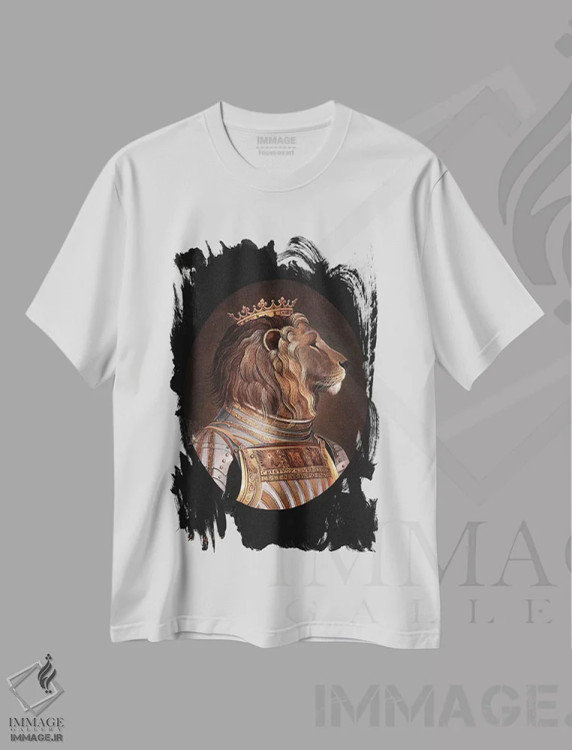 تیشرت سفید طرح دار پادشاه اثر فوکسی اند پیپر | immage.ir