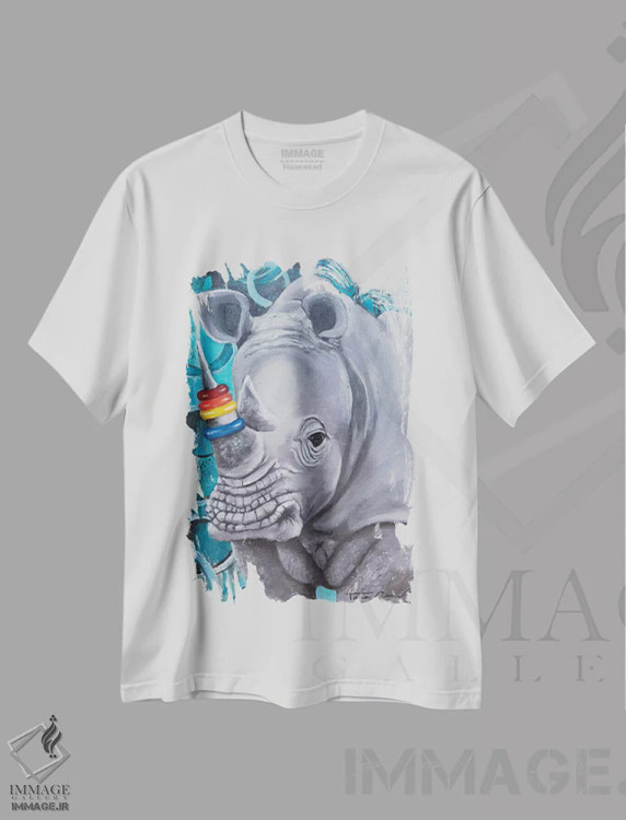 تیشرت سفید طرح دار اگر دوستش داشتی باید انگشتری براش می خریدی، هنر فاخر معاصر اثر تارا گامل | فروشگاه ایماژ