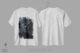 تیشرت سفید طرح دار شامپانزه ۱، مدیوم اثر گوران آناستاسوفسکی | immage.ir