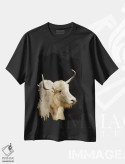 تیشرت مشکی طرح دار گاو، مدیوم اثر گوران آناستاسوفسکی | immage.ir