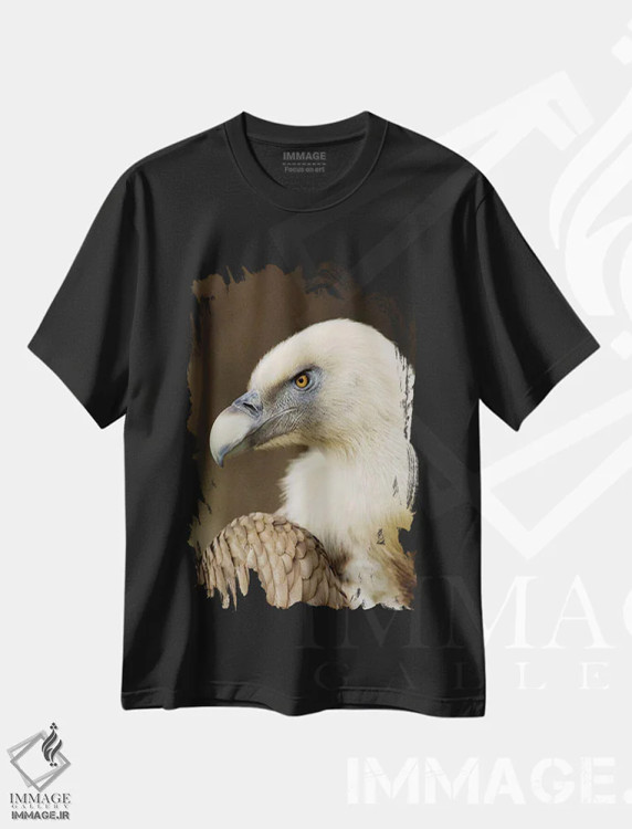 تیشرت مشکی طرح دار گریفون ۵، مدیوم اثر گوران آناستاسوفسکی | immage.ir