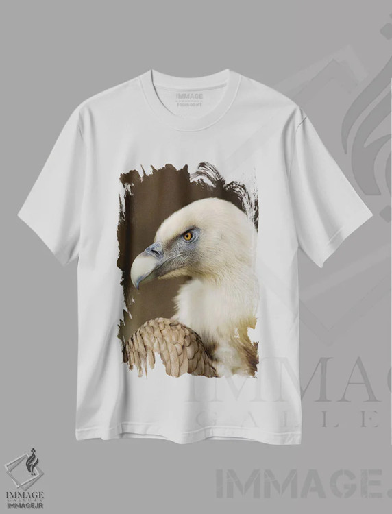 تیشرت سفید طرح دار گریفون ۵، مدیوم اثر گوران آناستاسوفسکی | فروشگاه ایماژ