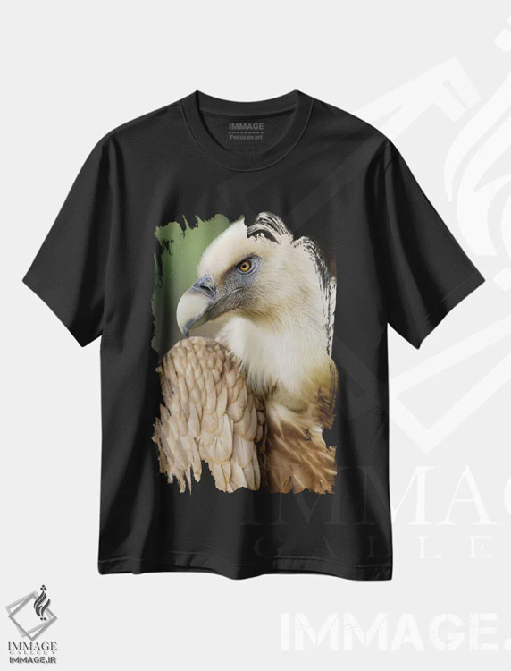 تیشرت مشکی طرح دار گریفون ۷، مدیوم اثر گوران آناستاسوفسکی | immage.ir
