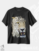 تیشرت مشکی طرح دار پلنگ پانزدهم، مدیوم اثر گوران آناستاسوفسکی | فروشگاه ایماژ
